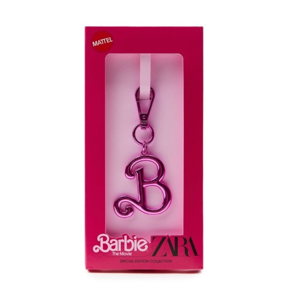 Zara Barbie The Movie Special Collection Keychain in Hot Pink